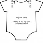 001 Free Printable Baby Onesie Template ~ Ulyssesroom   Free Printable Onesie Pattern