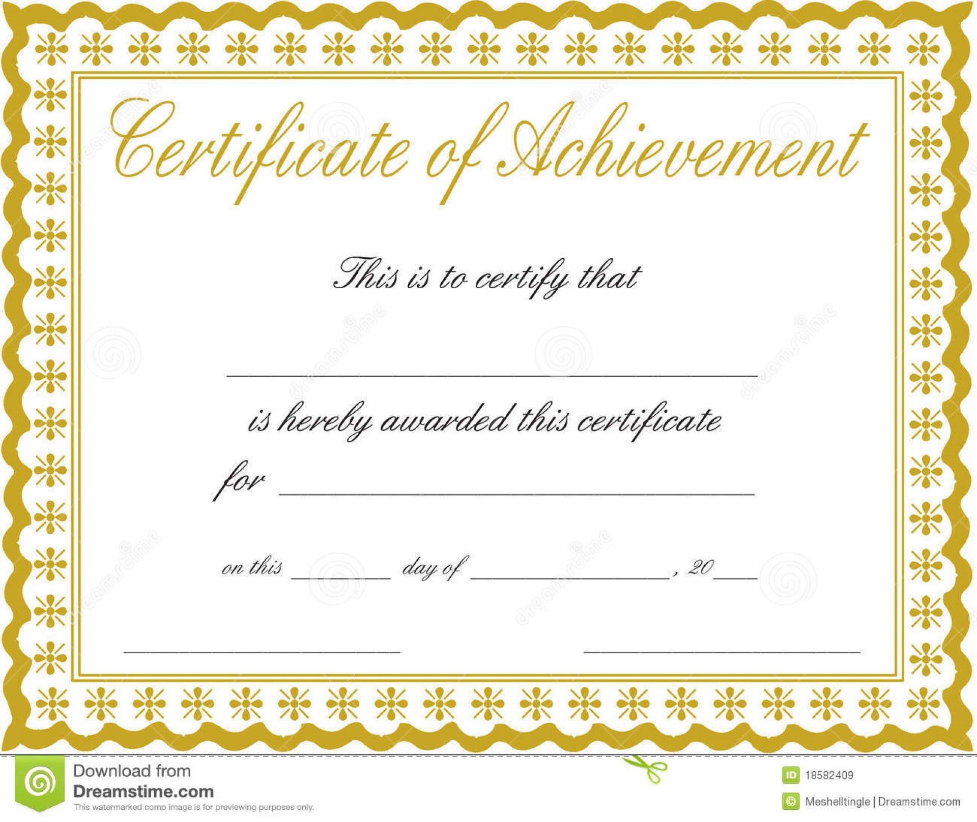 001 Free Printable Certificates Of Achievement Certificate Template - Free Customizable Printable Certificates Of Achievement