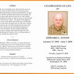 002 Celebration Of Life Program Template Free Printable Memorial   Free Printable Memorial Card Template