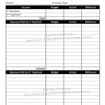003 Bi Weekly Budget Template Ideas ~ Ulyssesroom   Free Printable Bi Weekly Budget Template