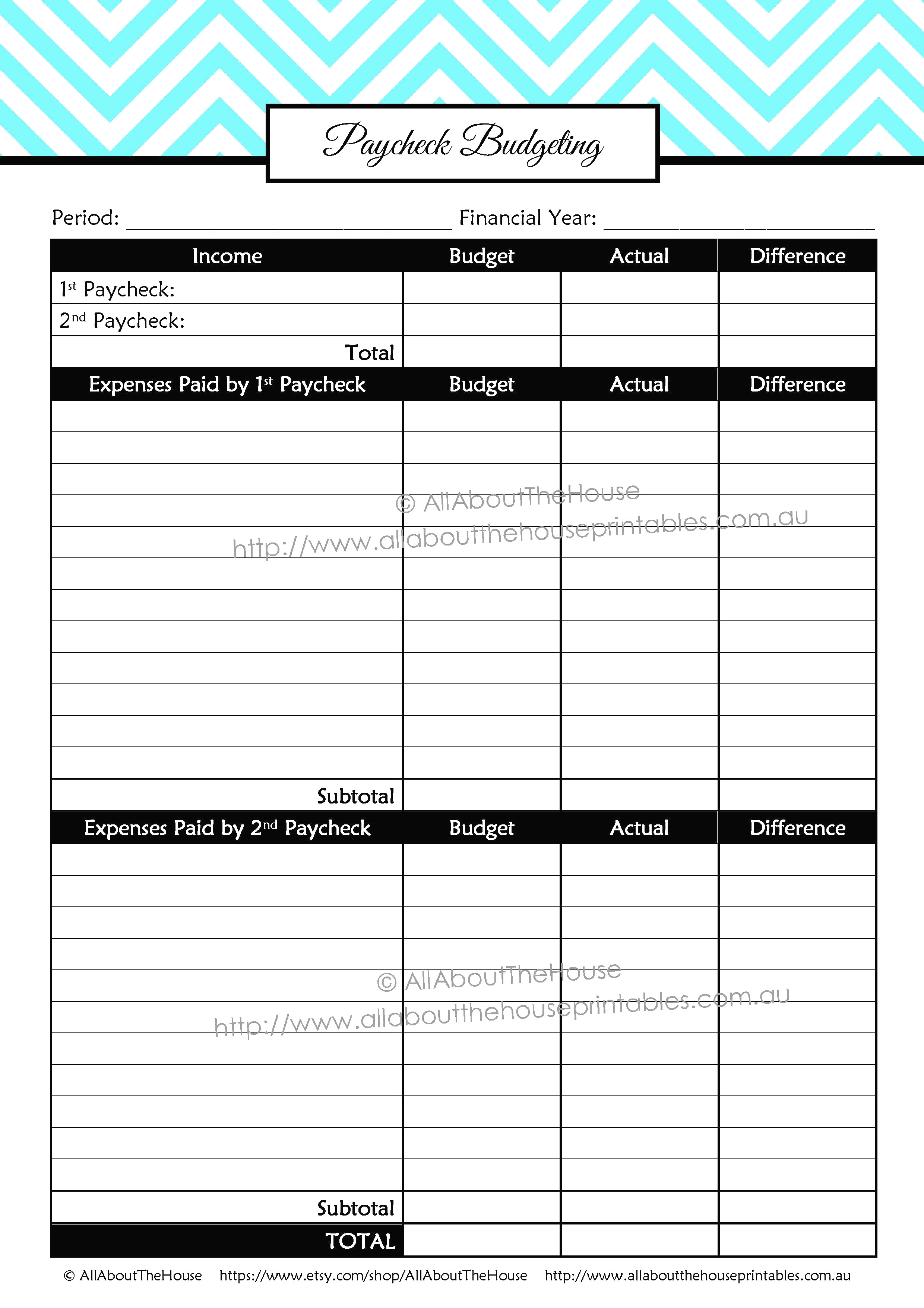 003 Bi Weekly Budget Template Ideas ~ Ulyssesroom - Free Printable Bi Weekly Budget Template