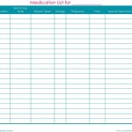 004 Free Printable Medication List Template ~ Ulyssesroom   Free Printable Medication List Template