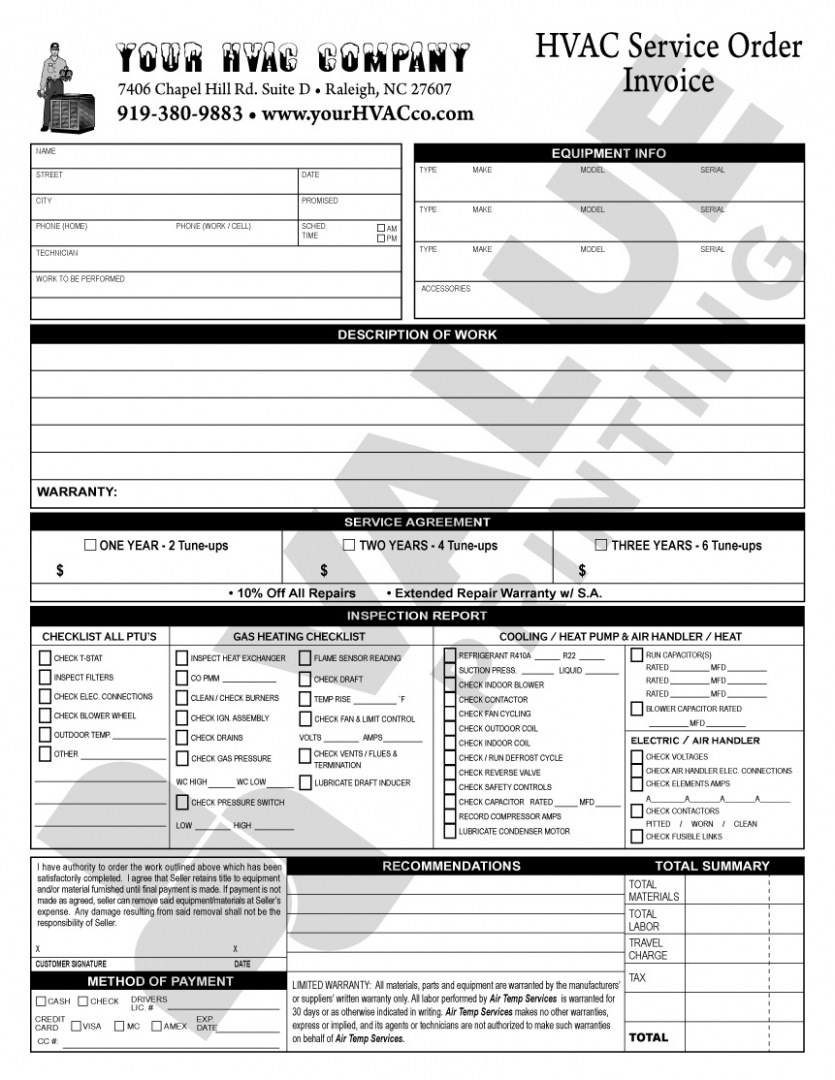 005 Template Ideas Hvac Service Contract Get Maintenance Forms Free - Free Printable Documents