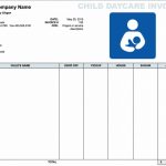 006 Child Care Receipt Template Ideas Daycare Invoice Microsoft   Free Printable Daycare Receipts