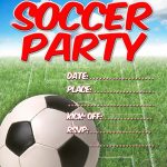 006 Template Ideas Football Party Invitations Templates Free   Free Printable Soccer Birthday Invitations