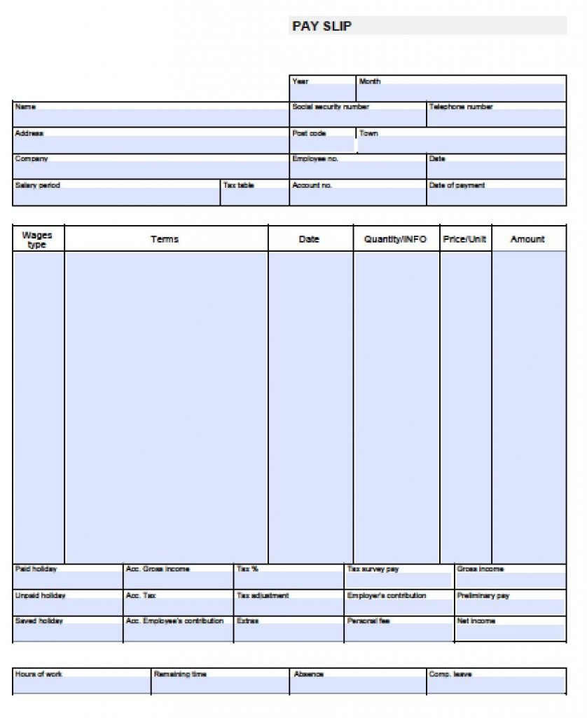 007 Free Blank Pay Stub Template Downloads Canada Word Adp Check Pdf - Free Printable Check Stubs Download