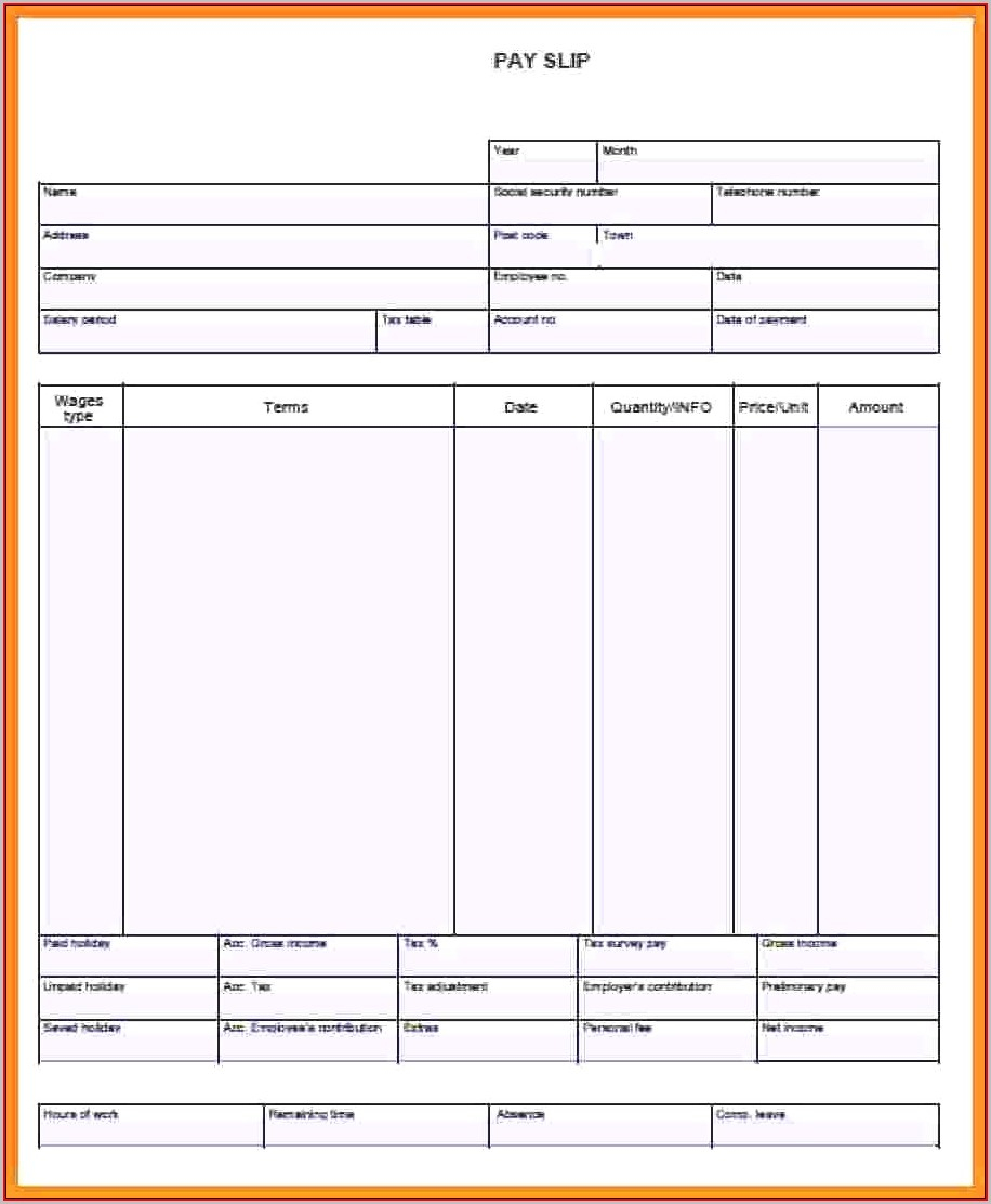 007 Template Ideas Fillable Blank Pay ~ Ulyssesroom - Free Printable Check Stubs Download