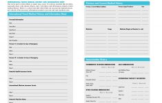 009 Template Ideas Personal Health Record Family History Form – Free Printable Personal Medical History Forms