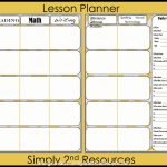 010 Useful Lesson Plan Book Template Pdf Teacher Teachers Planning   Printable Teacher Planner Free