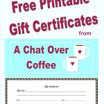 011 Free Printable Gift Certificate Template ~ Ulyssesroom   Free Printable Gift Certificates