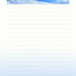 012 Winter Free Printable Stationery Template ~ Ulyssesroom   Free Printable Lined Stationery