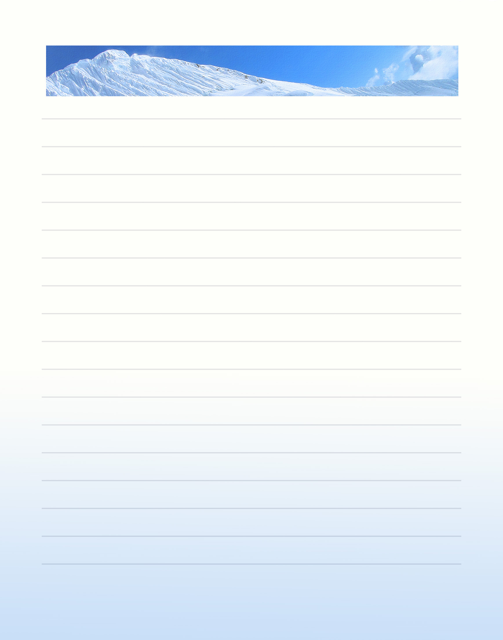 012 Winter Free Printable Stationery Template ~ Ulyssesroom - Free Printable Stationery