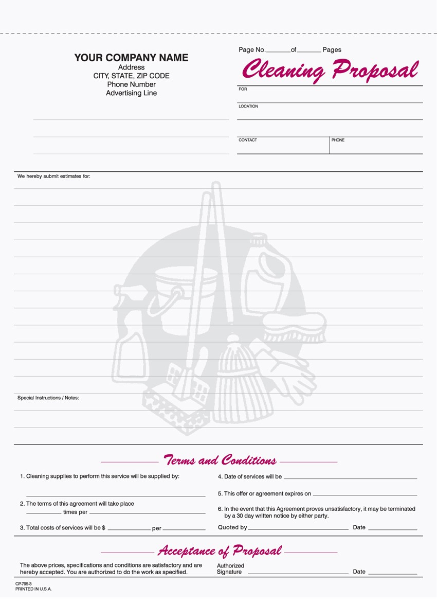 013 Bid Template Free Best Photos Of Printable Proposal Nurulamal - Free Printable Proposal Forms