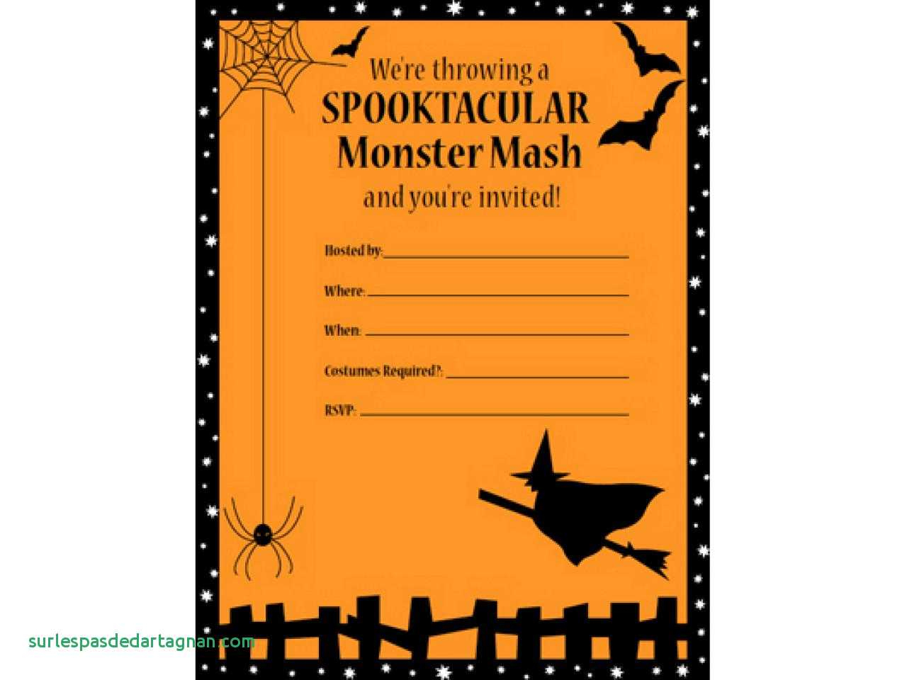 013 Template Ideas Captivating Free Halloween Invitation Templates - Free Printable Halloween Invitations For Adults