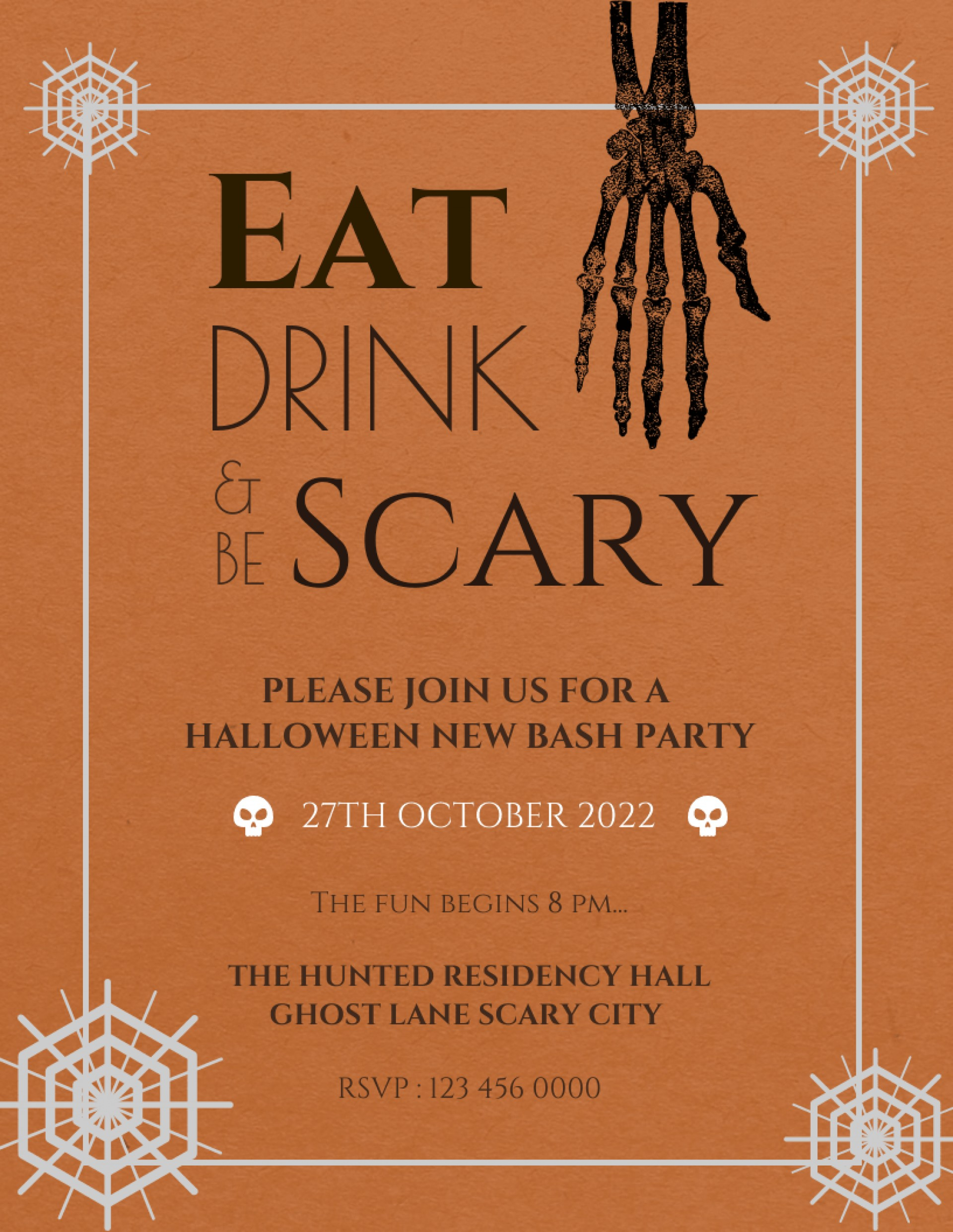 017 Free Printable Halloween Flyer Templates Template Ideas - Free Printable Halloween Flyer Templates