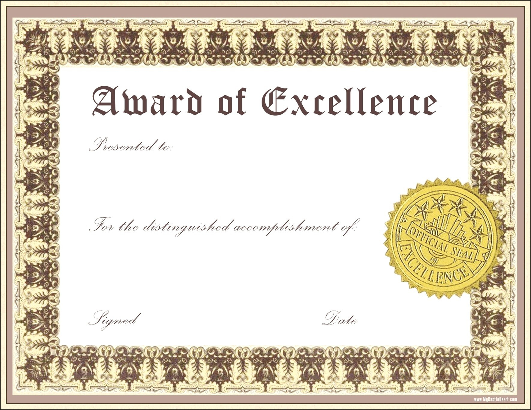 017 Word Certificate Of Achievement Template New Brilliantas Blank - Free Soccer Award Certificates Printable