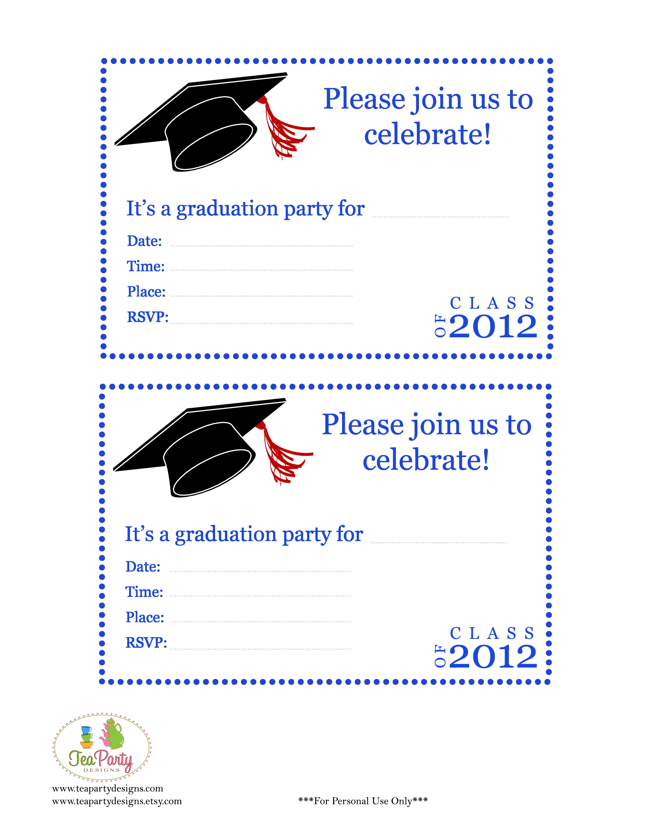 018 Free Printable Graduation Invitations For Preschool Invitation - Free Printable Graduation Invitations