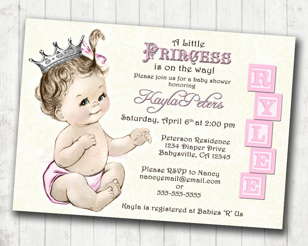 018 Template Ideas Princess Baby Shower Invitations Templates Free - Free Printable Princess Baby Shower Invitations