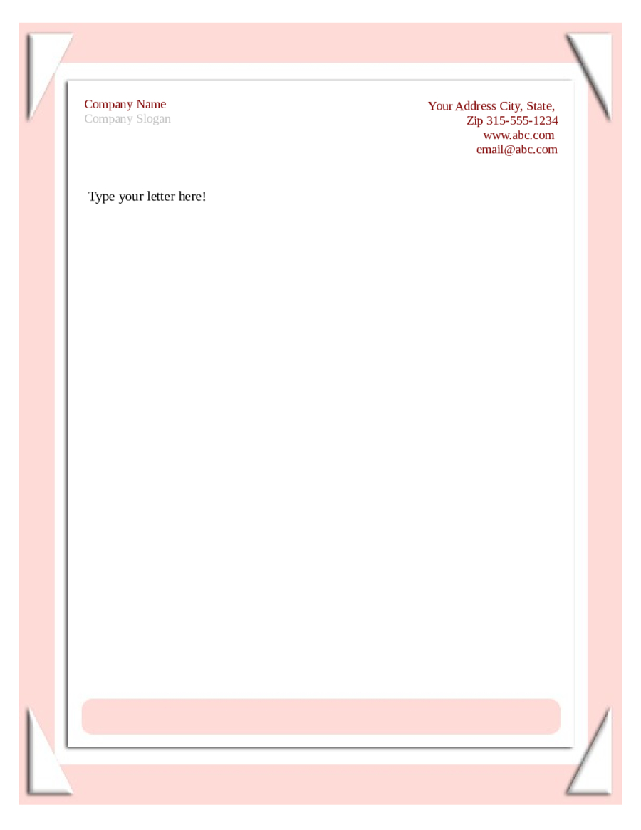 020 Template Ideas Free Printable Letterhead Templates Sample - Free Printable Letterhead Templates