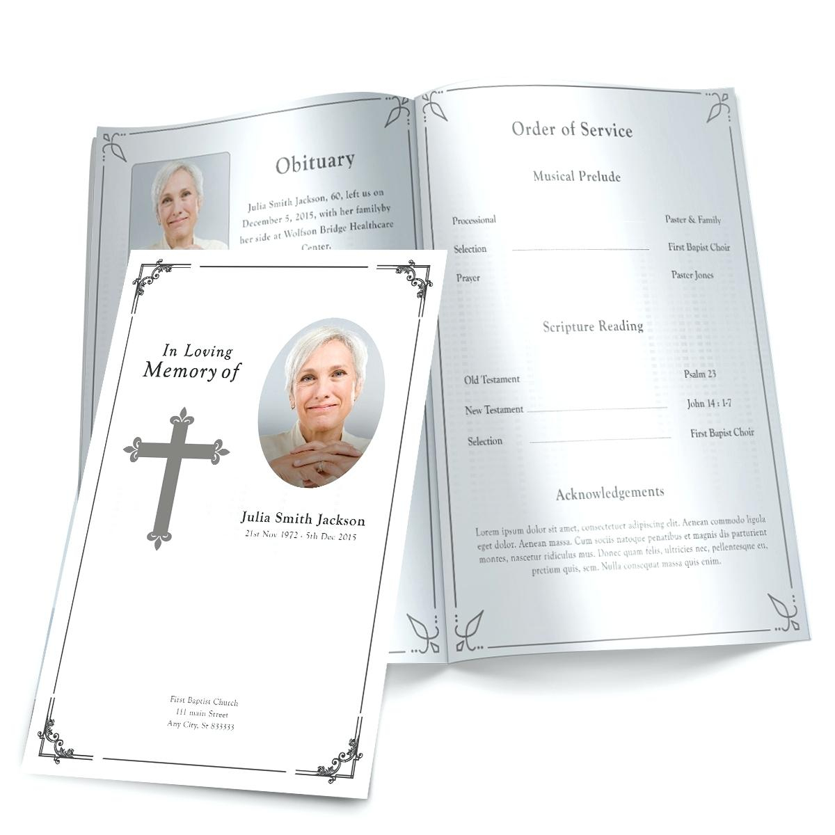 021 Free Printable Funeral Program Template Ideas Programs Templates - Free Printable Funeral Programs