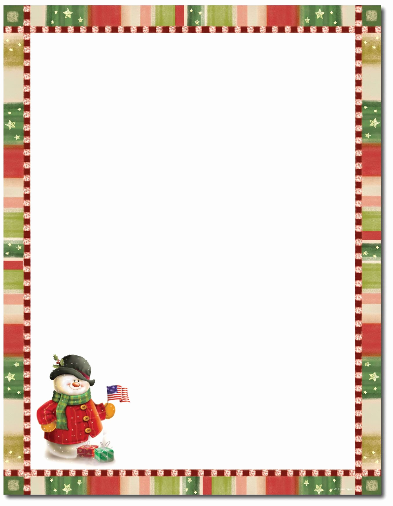 022 Stationary Templates For Word Christmas Stationery Template - Free Printable Christmas Stationary