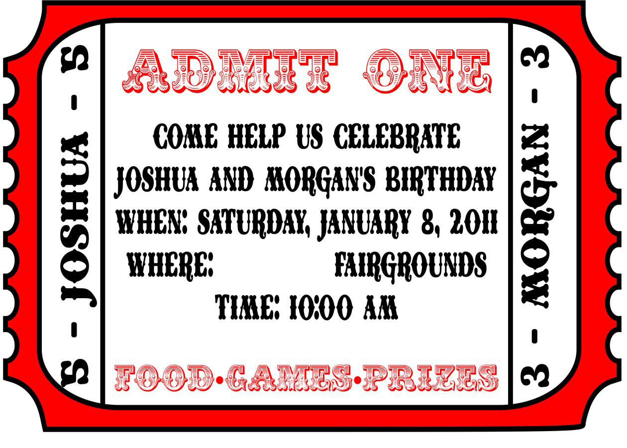 025 Free Printable Movie Ticket Invitations Photo Template Admit One - Free Printable Ticket Invitations