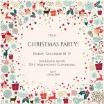 10 Free Christmas Party Invitations That You Can Print   Free Printable Christmas Party Flyer Templates