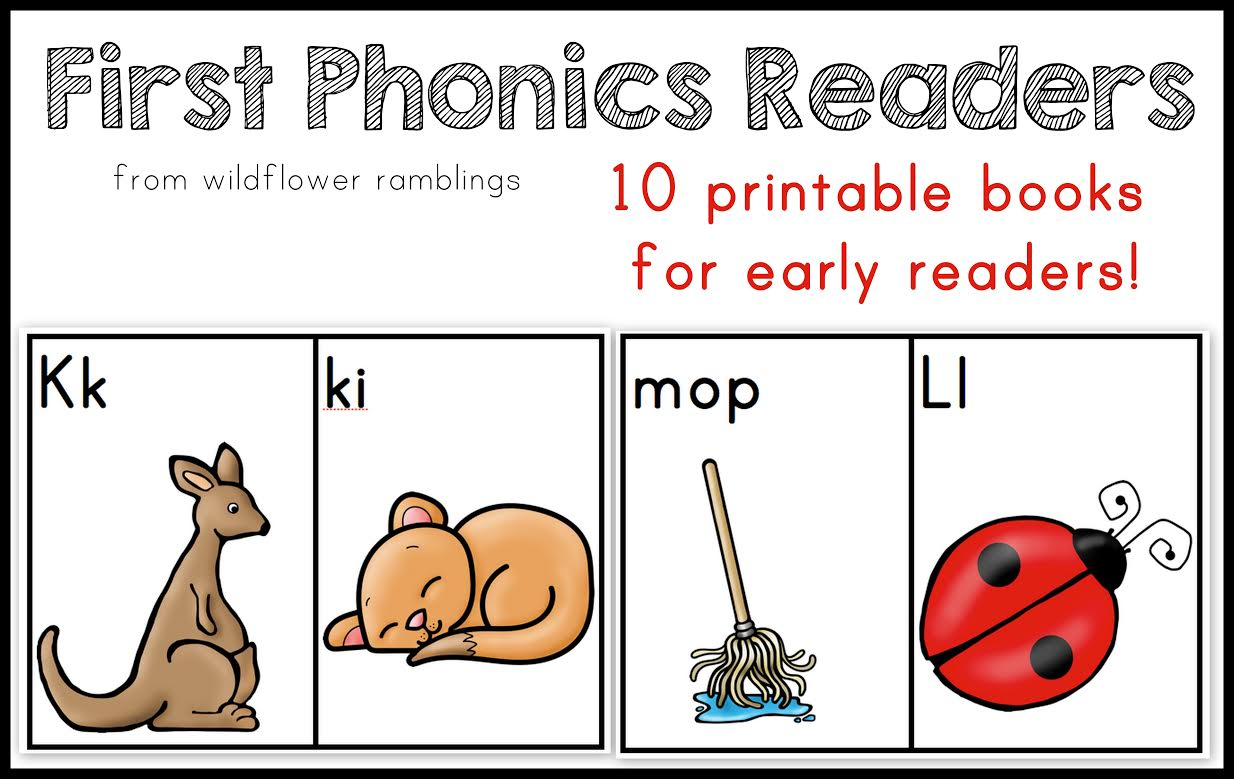 10 Phonics Readers For Early Reading - Free Printable Phonics Books For Kindergarten