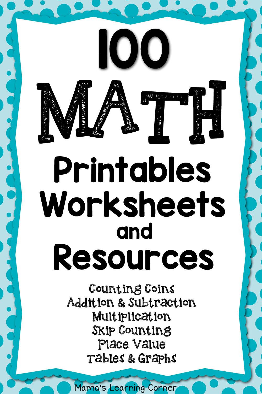 100 Math Printables And Resources - Mamas Learning Corner - Free Printable Math Mystery Picture Worksheets