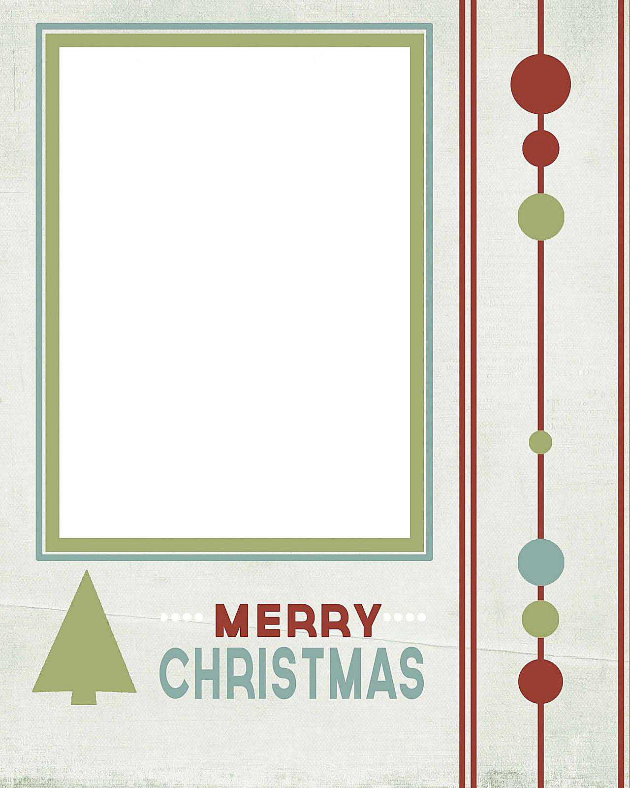 11 Free Templates For Christmas Photo Cards - Free Printable Christmas Card Templates