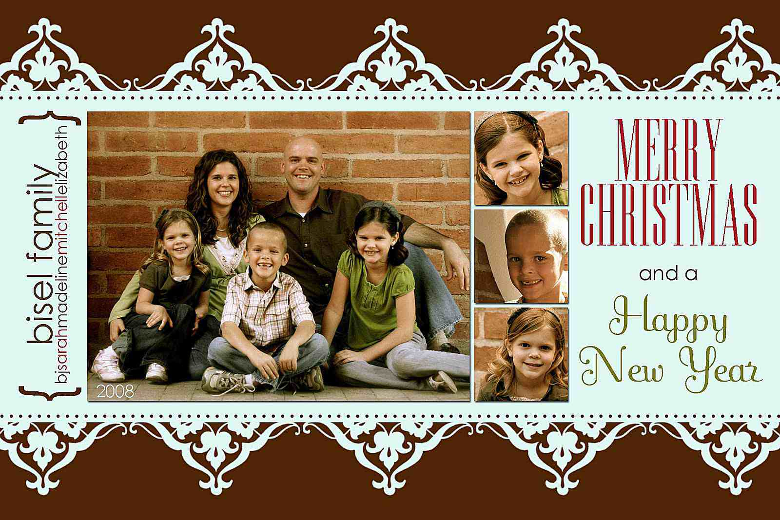 11 Free Templates For Christmas Photo Cards - Free Printable Christmas Photo Collage