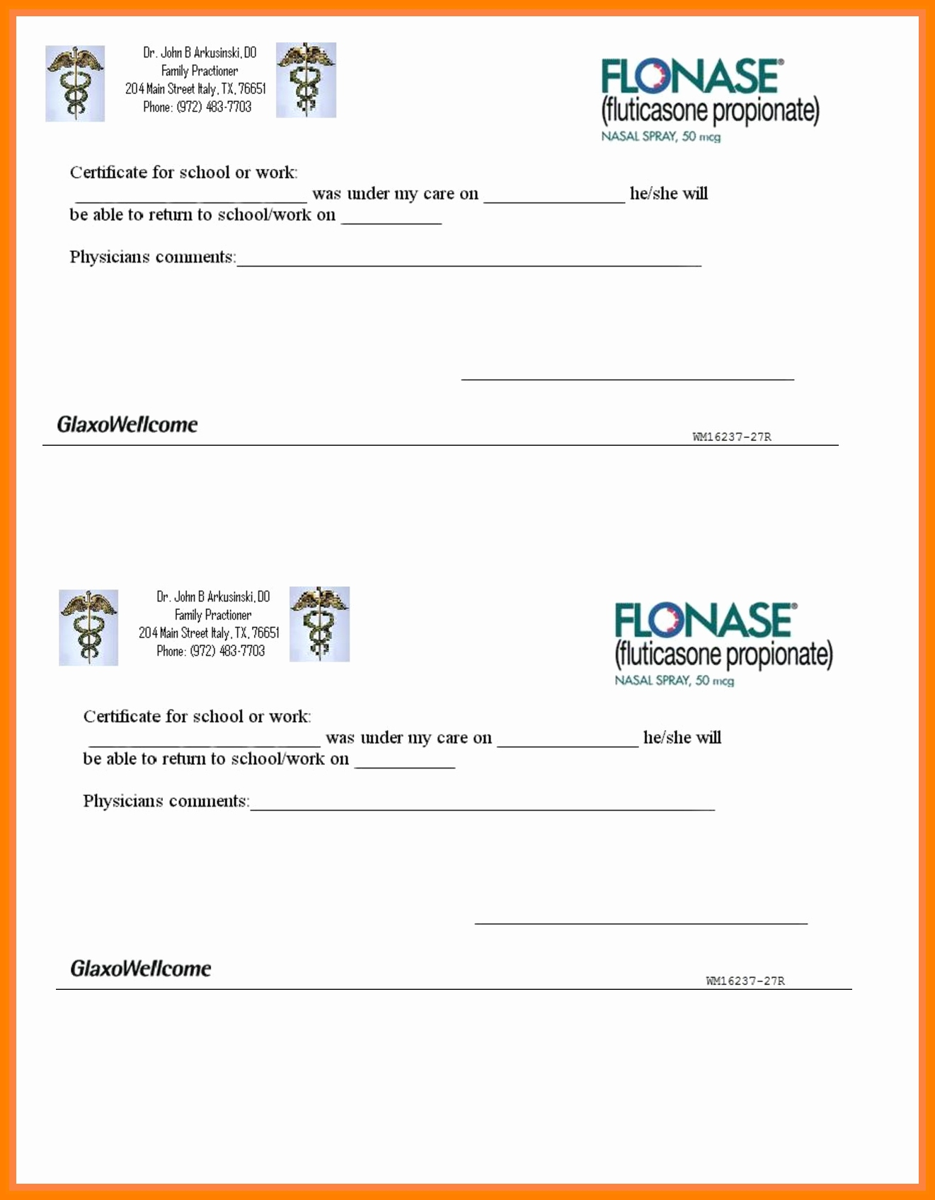 12+ Fake Hospital Notes | Lbl Home Defense Products - Doctor Notes For Free Printable