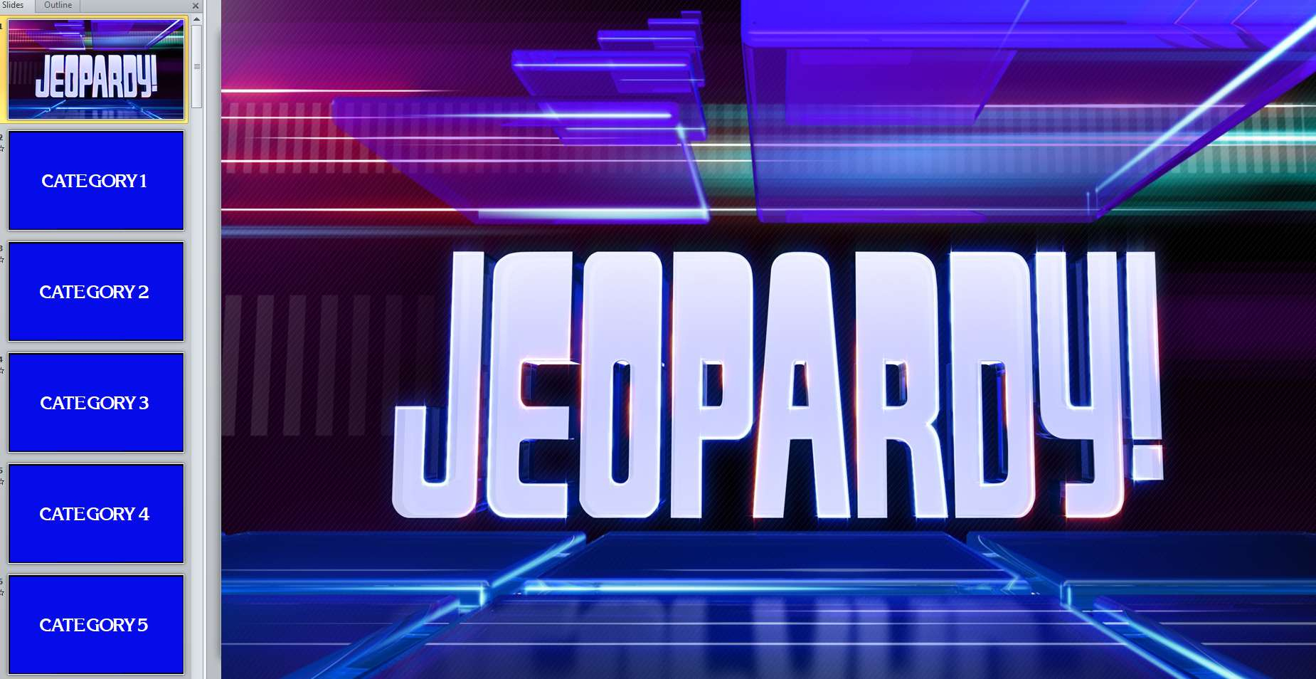 12 Free Jeopardy Templates For The Classroom - Free Printable Jeopardy Template