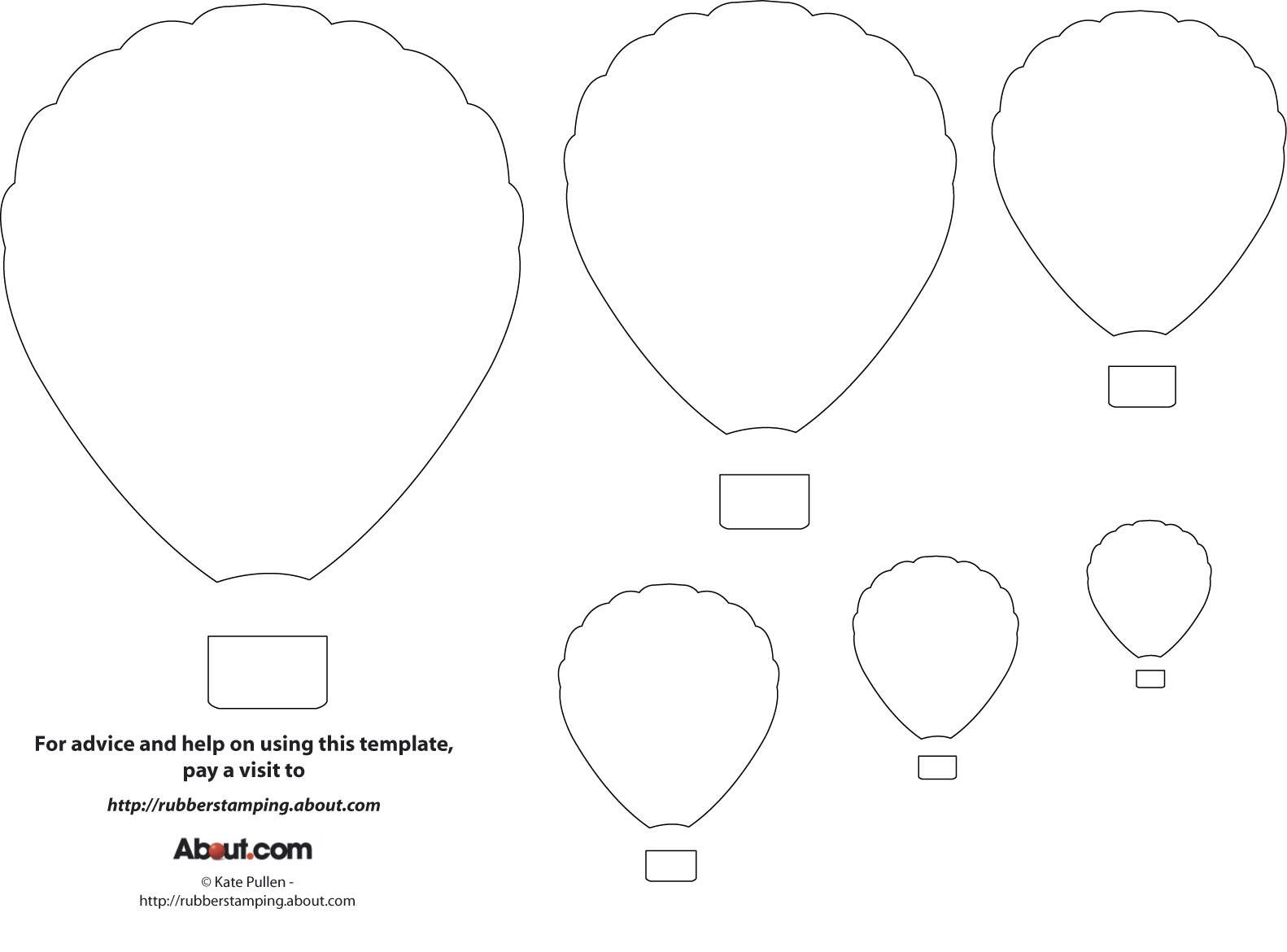12 Free Printable Templates | Printables | Pinterest | Balloon - Free Shape Templates Printable
