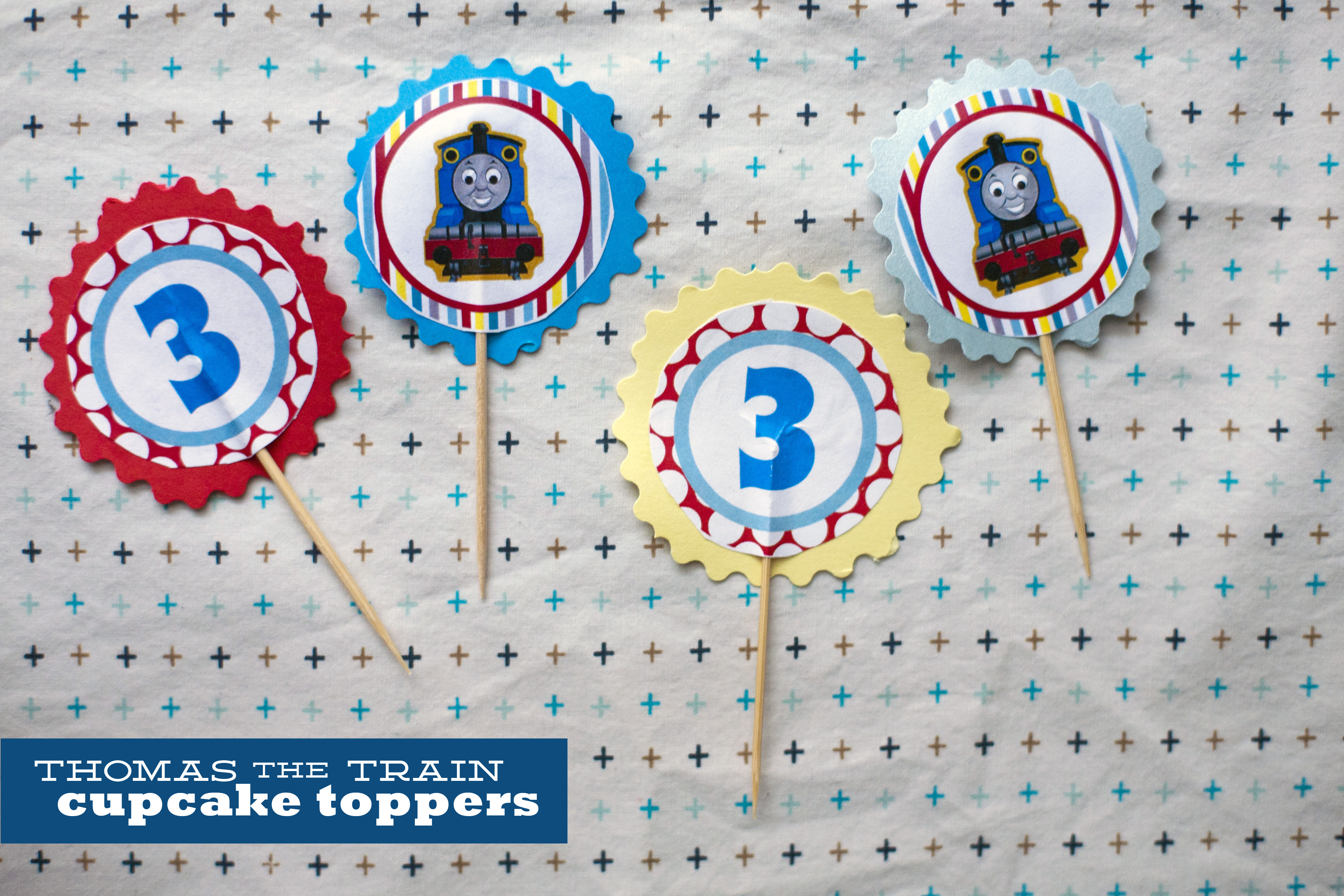 126. Thomas Cupcake Toppers. | Make Great - Free Printable Thomas The Train Cupcake Toppers