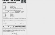 Free Printable Dog Shot Records