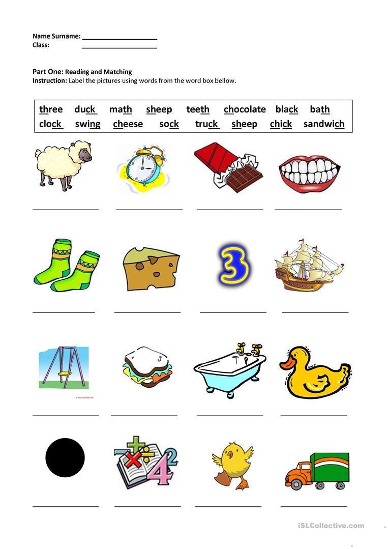 13 Free Esl Digraphs Worksheets - Free Printable Ch Digraph Worksheets