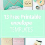 13 Free Printable Envelope Templates | Printables | Pinterest   Free Printable Envelopes