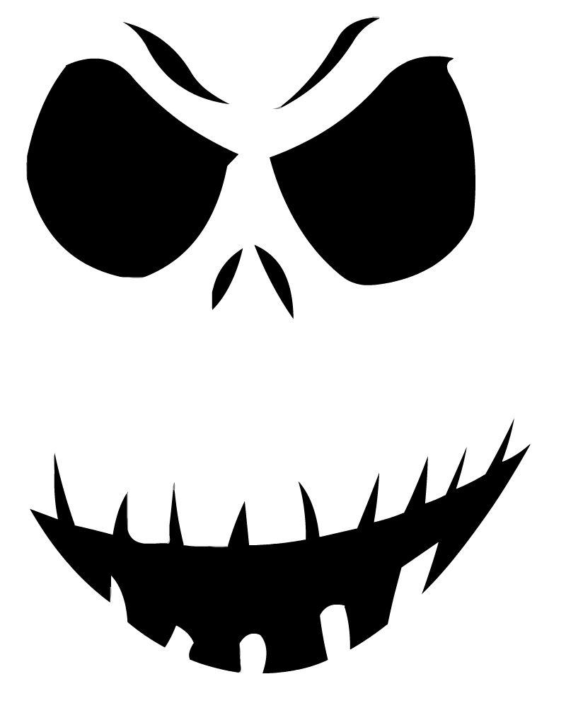 14 Unique Jack Skellington Pumpkin Stencil Patterns | Guide Patterns - Free Printable Pumpkin Faces