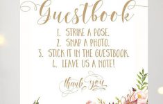 Please Sign Our Guestbook Free Printable