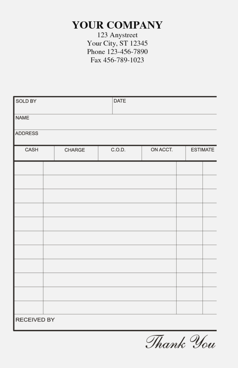 15 Ingenious Ways You Can | Invoice And Resume Template Ideas - Free Printable Receipt Template