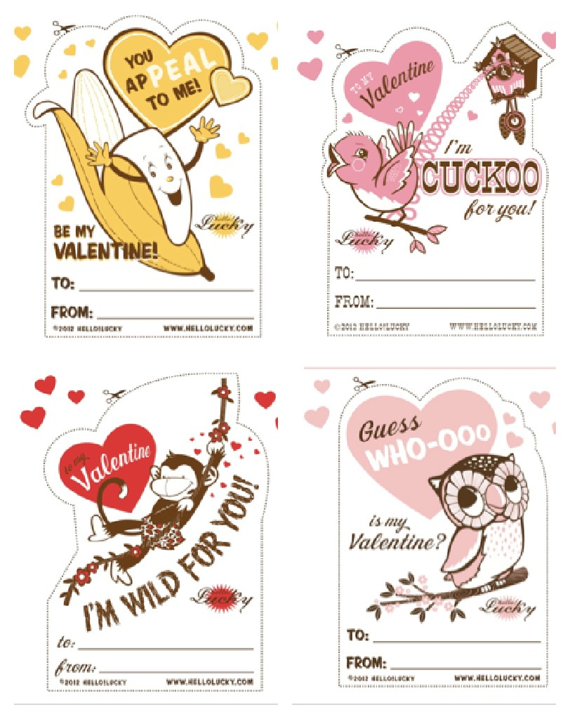 15 Of The Best Free Printable Valentine&amp;#039;s Cards For The Classroom - Free Printable Childrens Valentines Day Cards
