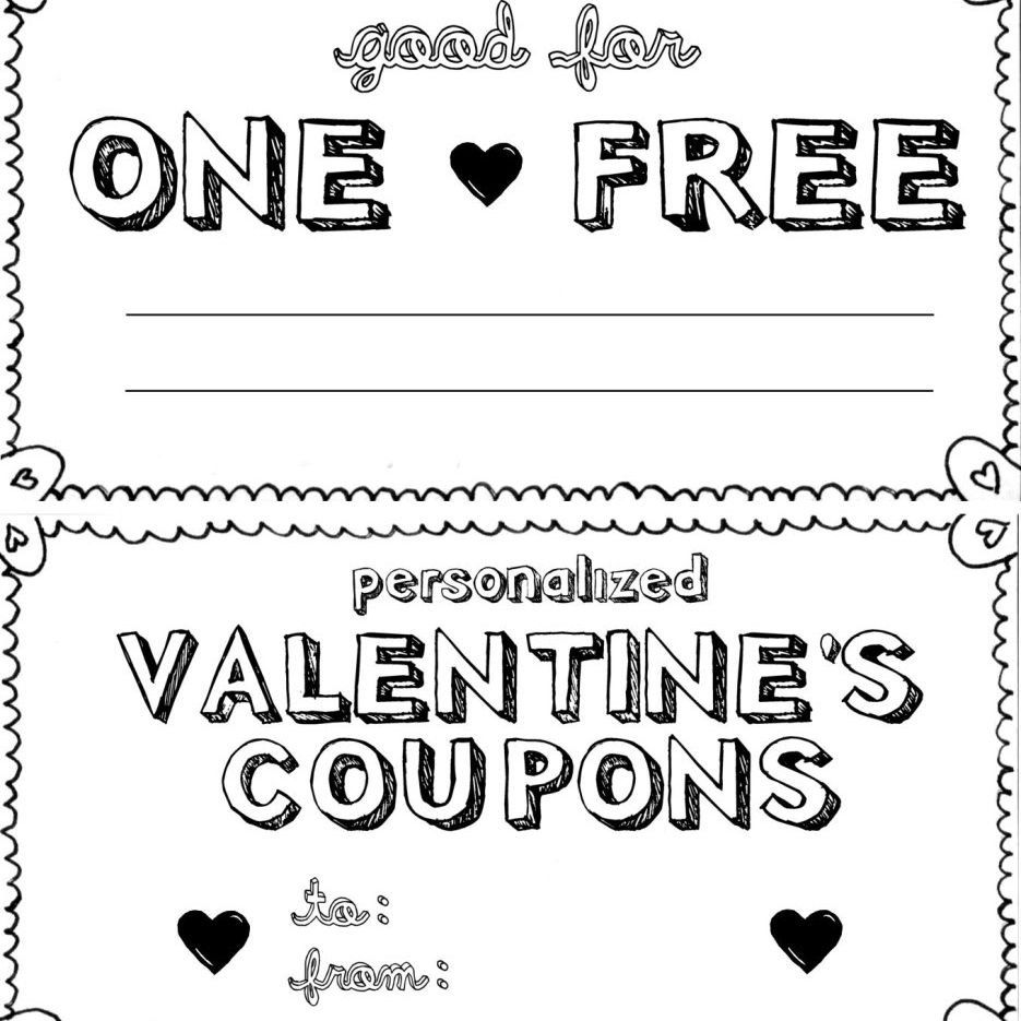 15 Sets Of Free Printable Love Coupons And Templates - Free Printable Homemade Coupon Book