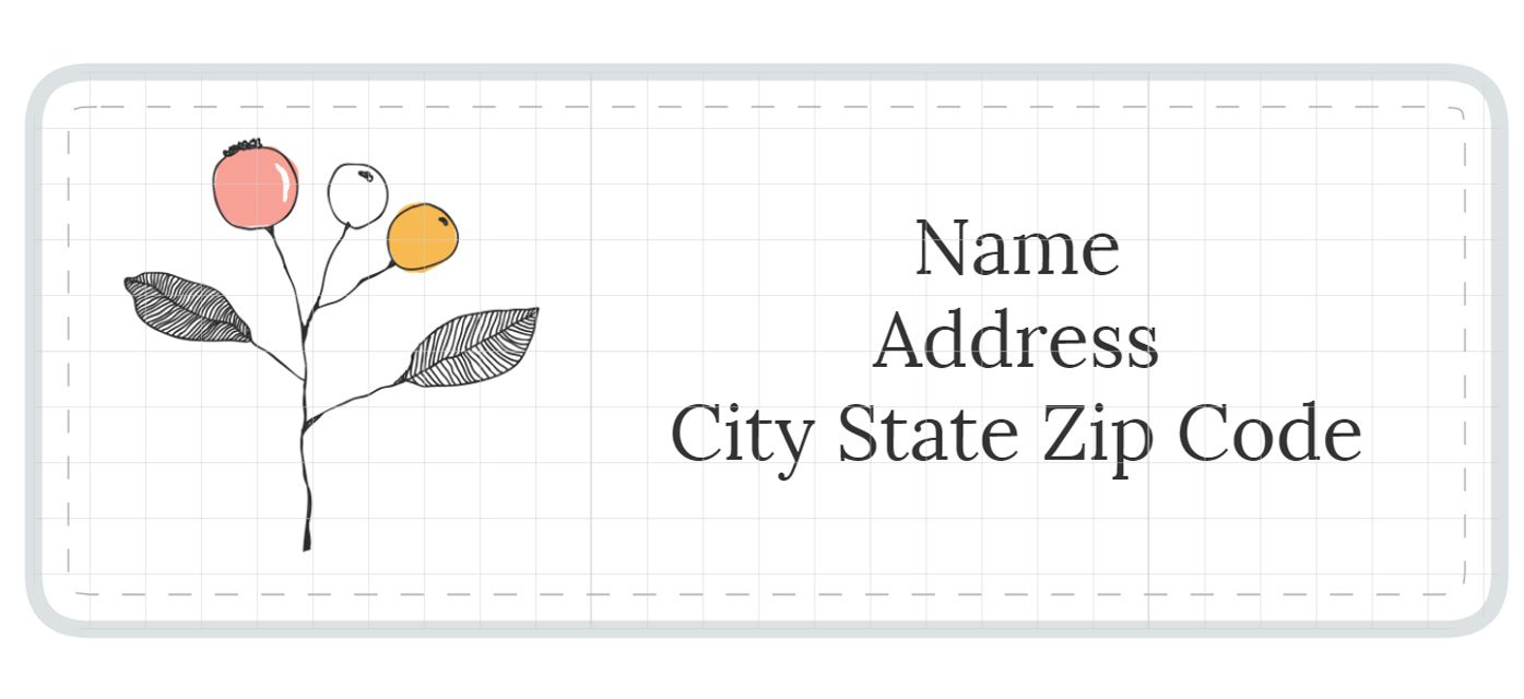 1,789 Address Label Templates - Free Printable Address Label Templates