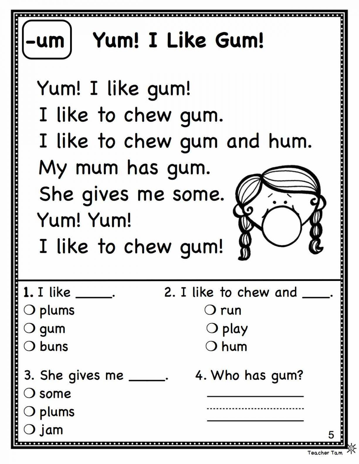 1St Grade Reading Comprehension Worksheets » High School Worksheets - Third Grade Reading Worksheets Free Printable