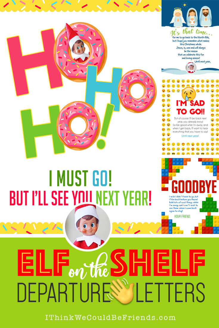 20+ Elf On The Shelf Departure Letters– Many New Ideas For This Year! - Elf On A Shelf Goodbye Letter Free Printable