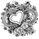 20 Free Printable Valentines Adult Coloring Pages | Coloring Pages   Free Printable Heart Coloring Pages