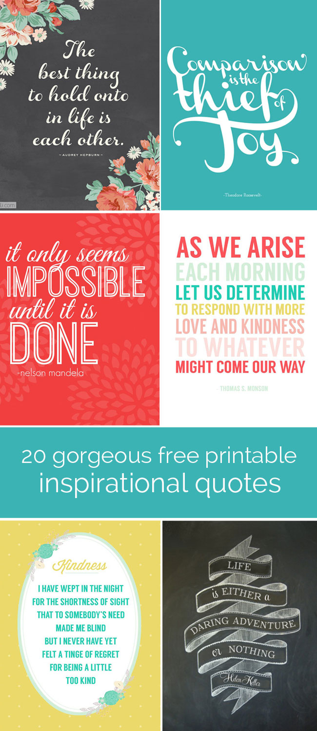 20 Gorgeous Printable Quotes | Free Inspirational Quote Prints - Free Printable Quotes For Office