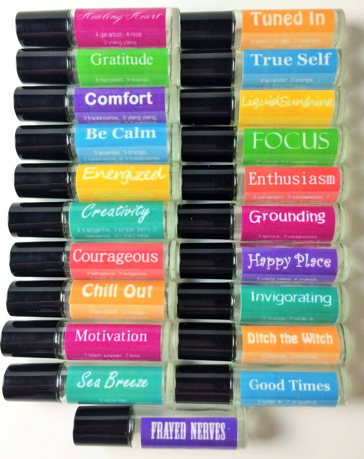 21 Roller Bottle Recipes For Emotions (Free Printable Labels} - One - Free Printable Roller Bottle Labels