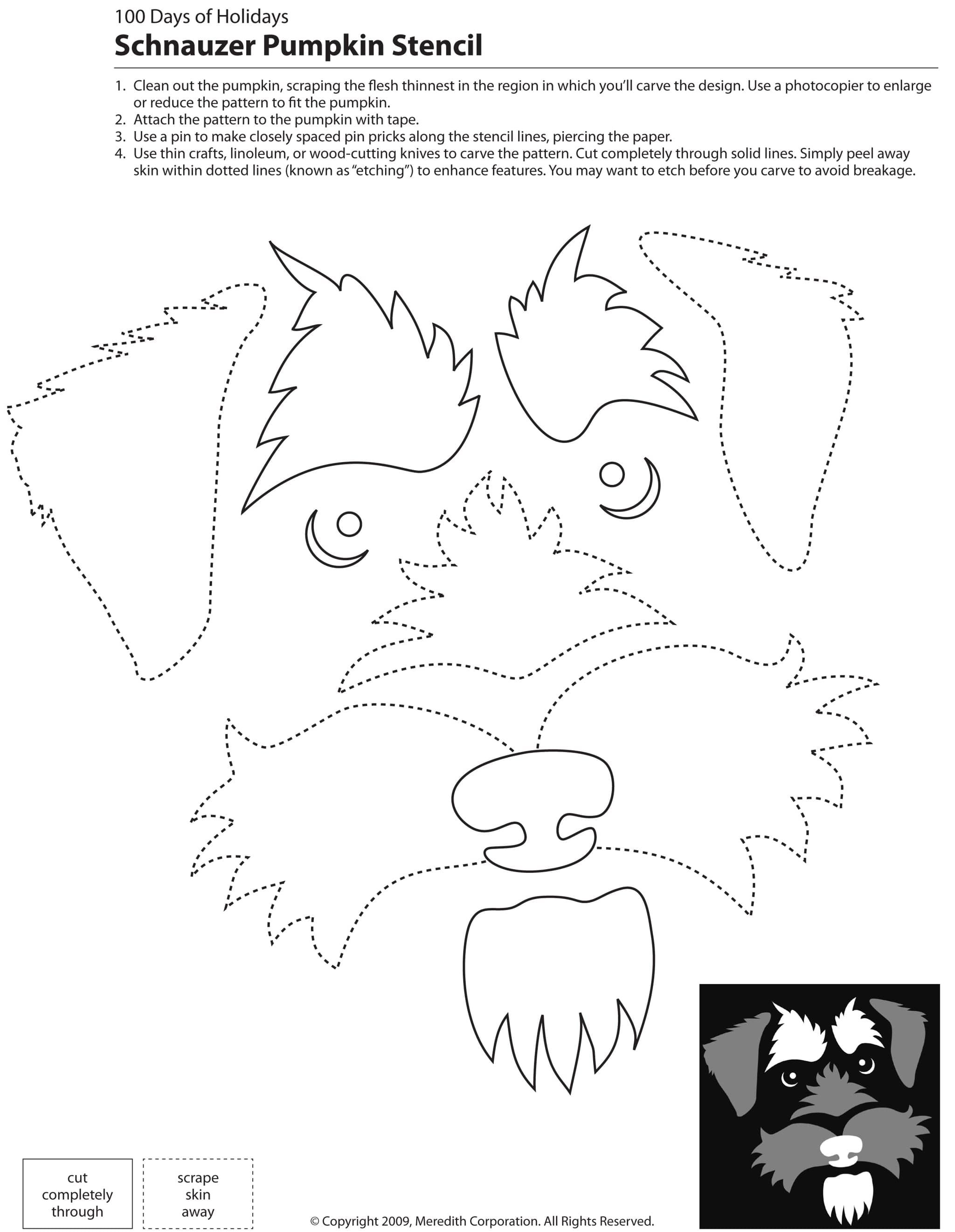 22 Free Pumpkin Carving Dog Stencils (Breed Specific) | Halloween - Free Printable Pumpkin Carving Templates Dog